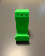 Pickleball Bag Hook - Hang on Fence to keep off ground and customize with your name!